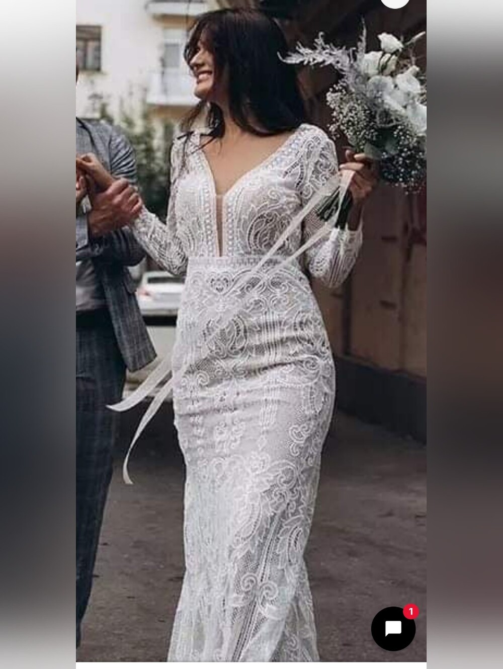 All Offers Considered-Bohemian Wedding Dress Only Worn For A Few Hours